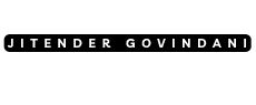 Jitender Govindani Photography Logo